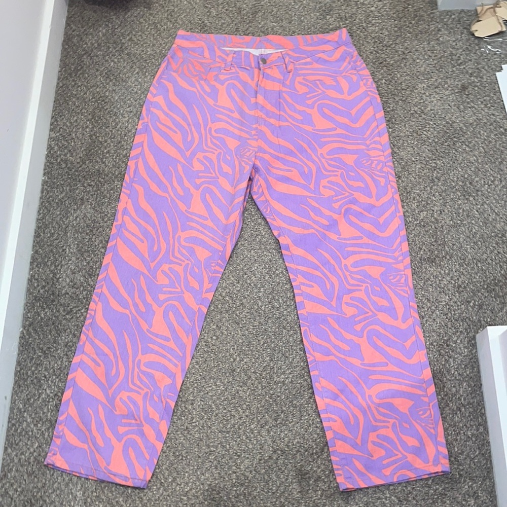 Shein Zebra Print Pants